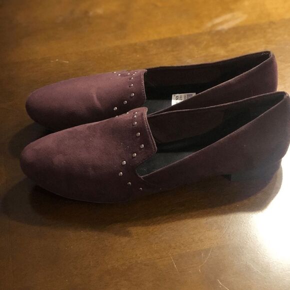 Brash Faux Suede flats shoes size 7.5 - Picture 7 of 8